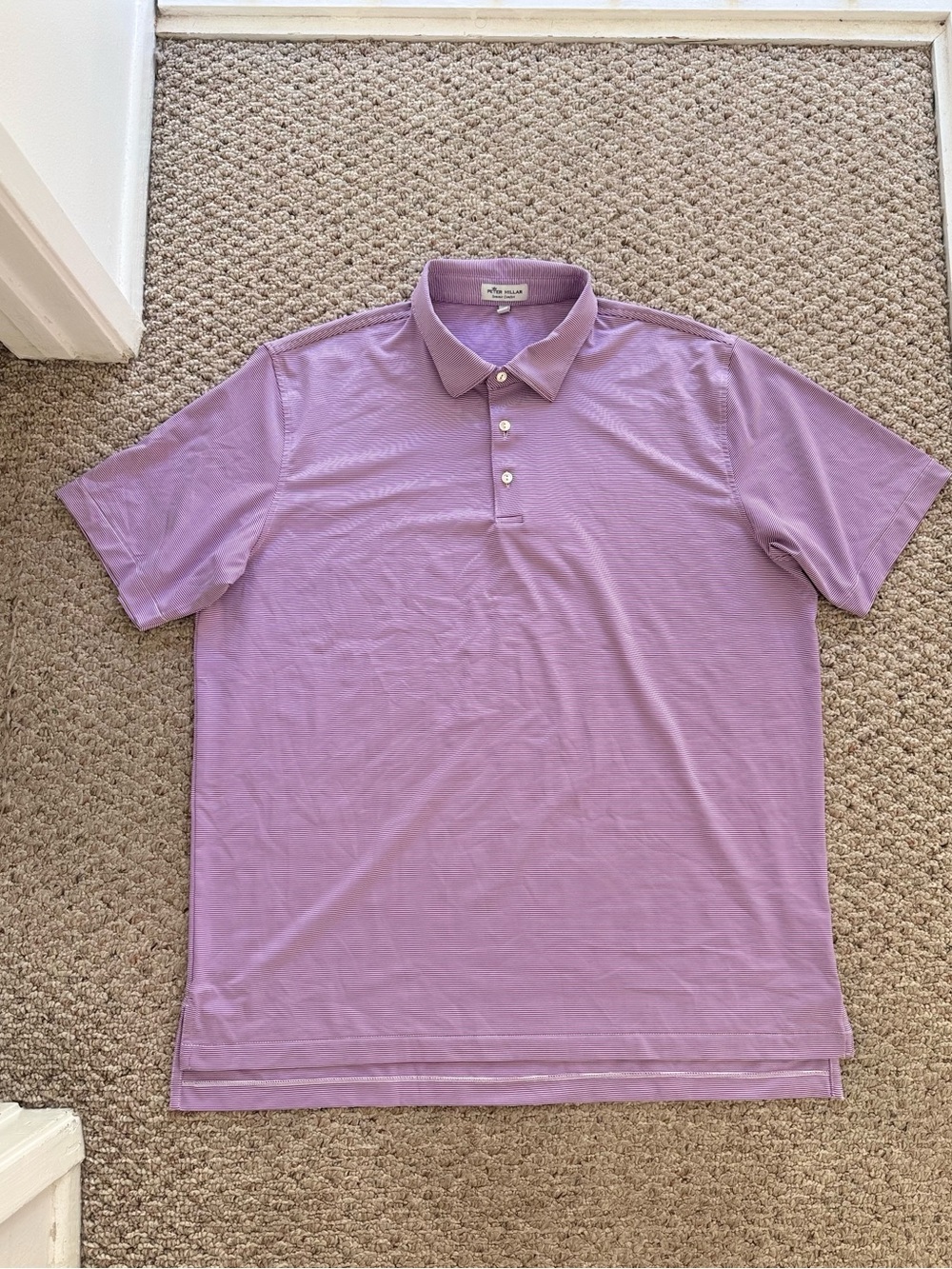 Peter Millar Striped Short-Sleeve Polo